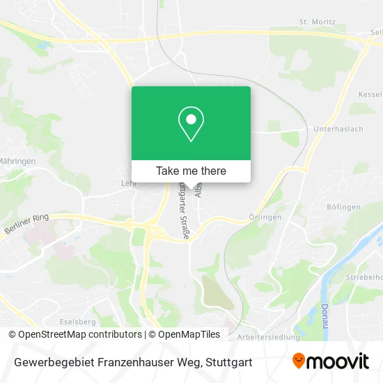 Карта Gewerbegebiet Franzenhauser Weg