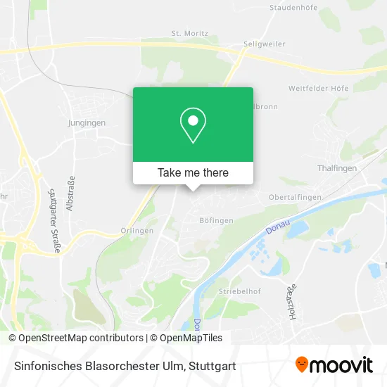 Карта Sinfonisches Blasorchester Ulm