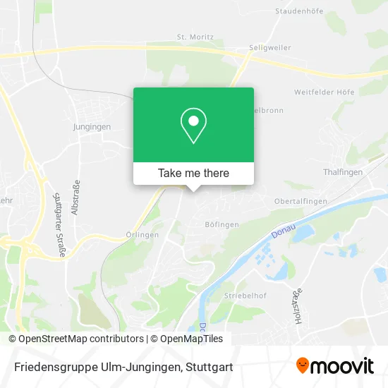 Карта Friedensgruppe Ulm-Jungingen