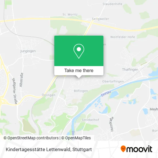 Карта Kindertagesstätte Lettenwald