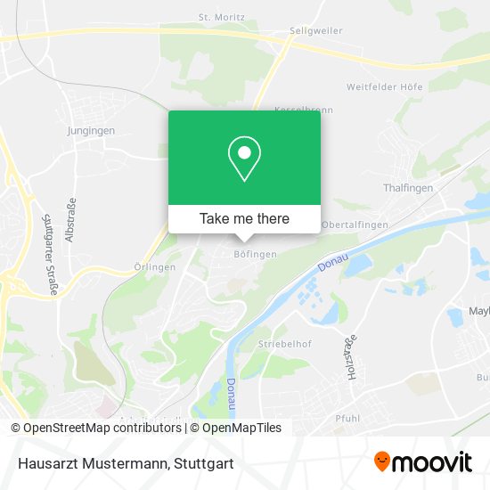 Карта Hausarzt Mustermann