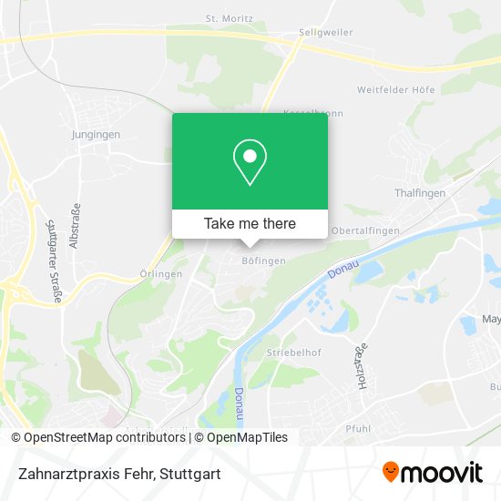 Карта Zahnarztpraxis Fehr