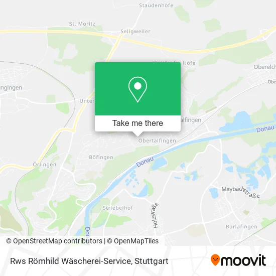 Карта Rws Römhild Wäscherei-Service