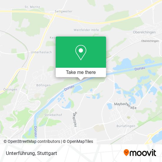 Карта Unterführung