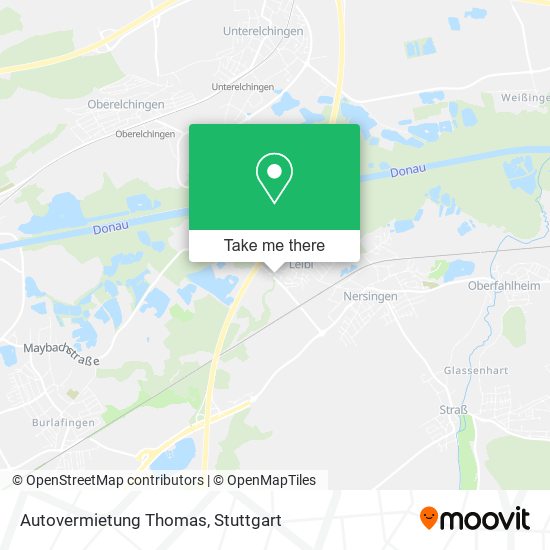 Autovermietung Thomas map