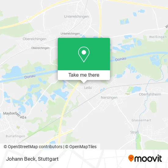 Карта Johann Beck