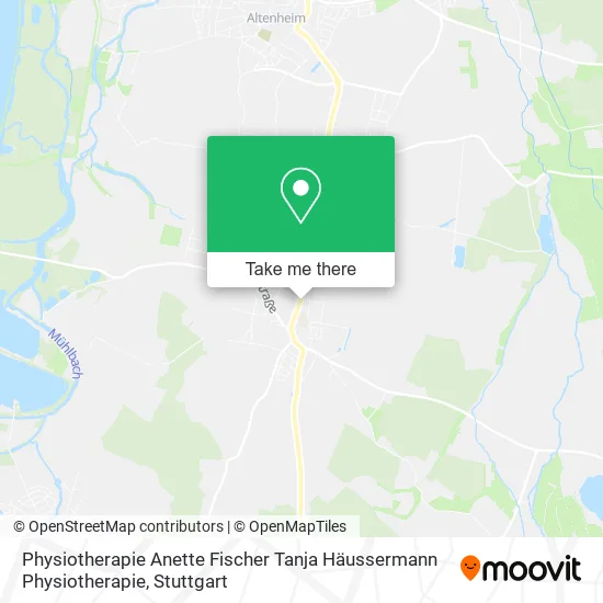 Карта Physiotherapie Anette Fischer Tanja Häussermann Physiotherapie