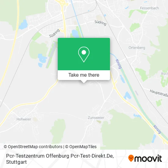 Карта Pcr-Testzentrum Offenburg Pcr-Test-Direkt.De