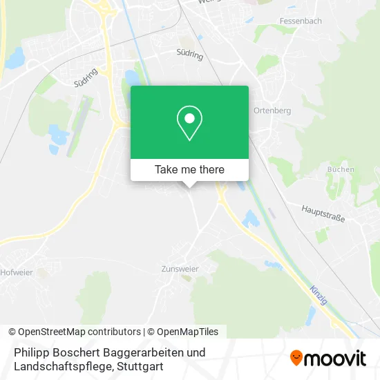 Карта Philipp Boschert Baggerarbeiten und Landschaftspflege