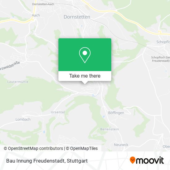 Bau Innung Freudenstadt map