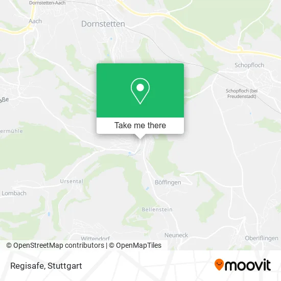 Карта Regisafe