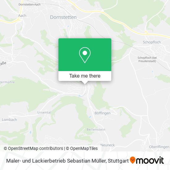 Maler- und Lackierbetrieb Sebastian Müller map