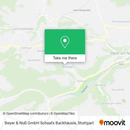 Карта Beyer & Nuß GmbH Schaafs Backhäusle