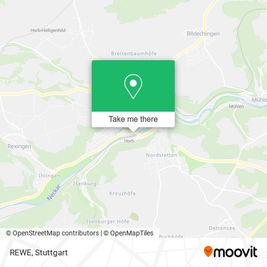 REWE map