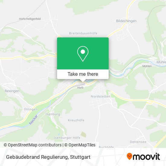 Gebäudebrand Regulierung map