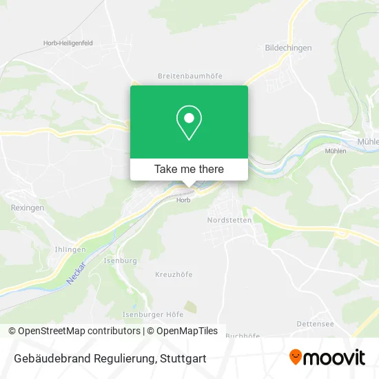Карта Gebäudebrand Regulierung