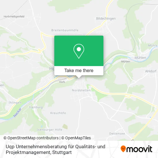 Карта Uqp Unternehmensberatung für Qualitäts- und Projektmanagement