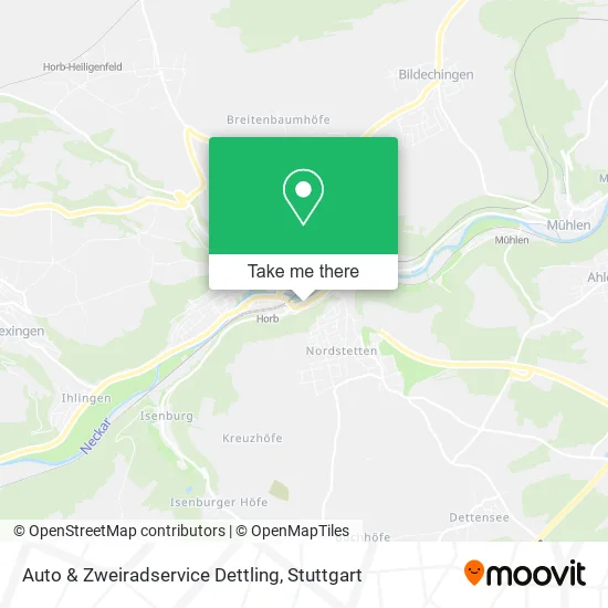 Карта Auto & Zweiradservice Dettling