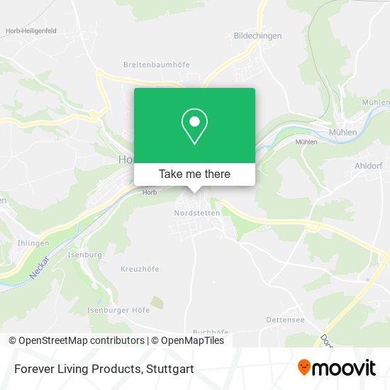Forever Living Products map