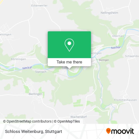 Карта Schloss Weitenburg