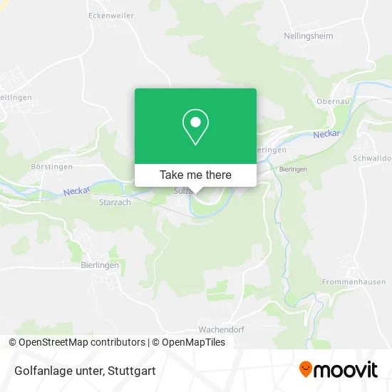 Карта Golfanlage unter