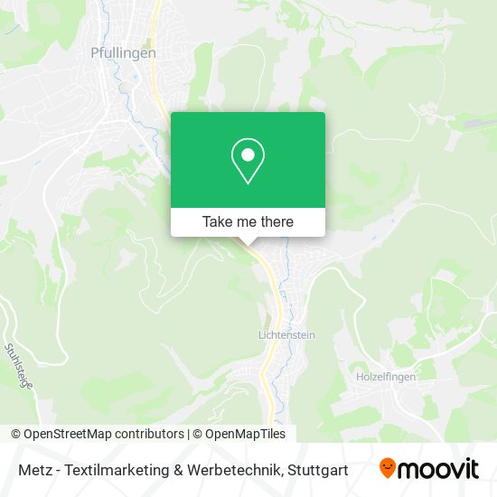 Карта Metz - Textilmarketing & Werbetechnik