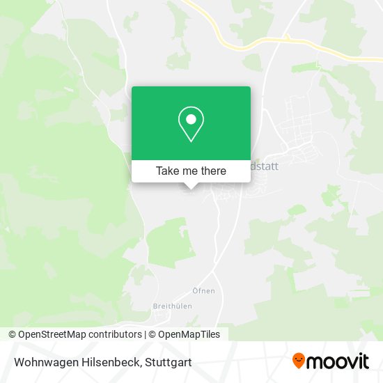 Wohnwagen Hilsenbeck map