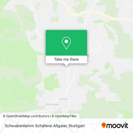 Schwabenlamm Schäferei Allgaier map