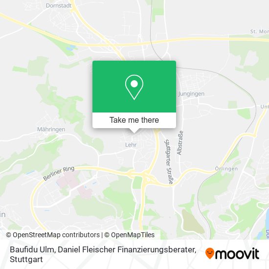 Baufidu Ulm, Daniel Fleischer Finanzierungsberater map