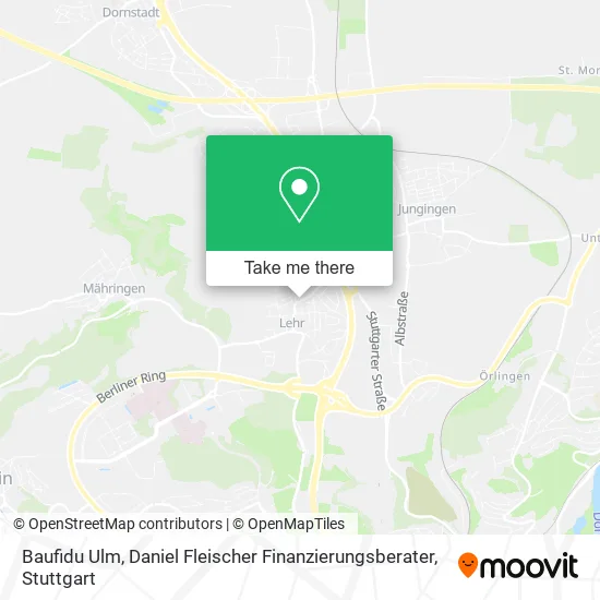 Карта Baufidu Ulm, Daniel Fleischer Finanzierungsberater