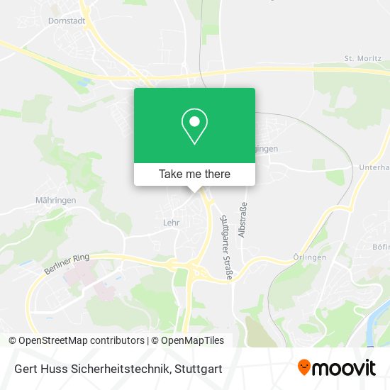 Gert Huss Sicherheitstechnik map