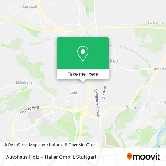 Карта Autohaus Holz + Haller GmbH
