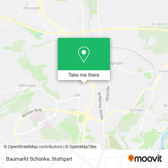 Карта Baumarkt Schünke