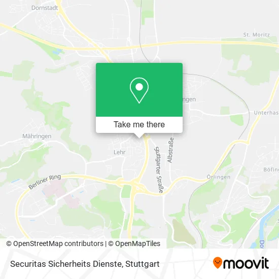 Карта Securitas Sicherheits Dienste