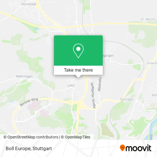 Карта Boll Europe