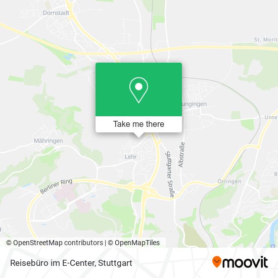 Reisebüro im E-Center map