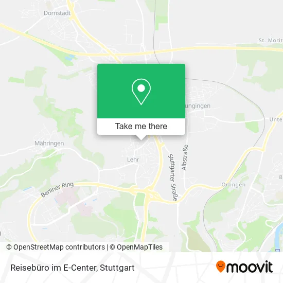 Карта Reisebüro im E-Center