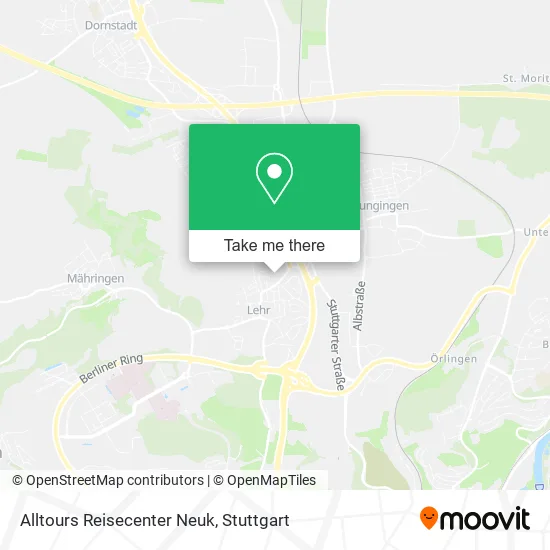 Карта Alltours Reisecenter Neuk