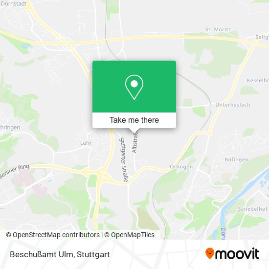 Карта Beschußamt Ulm