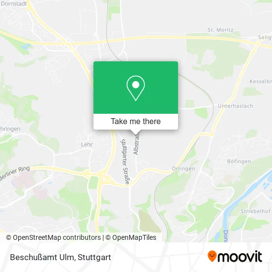 Карта Beschußamt Ulm