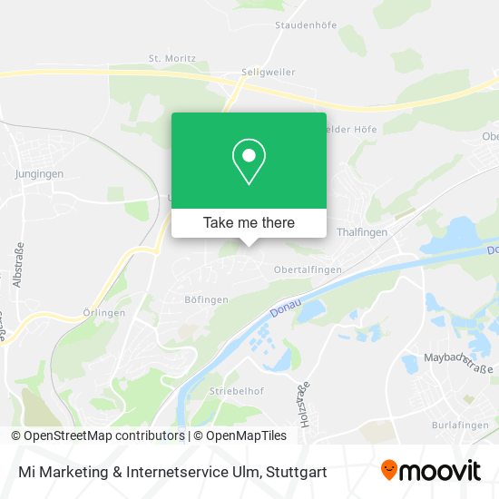 Mi Marketing & Internetservice Ulm map