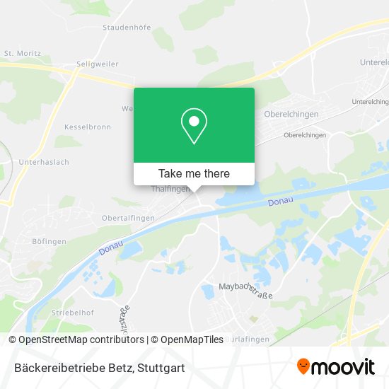 Карта Bäckereibetriebe Betz