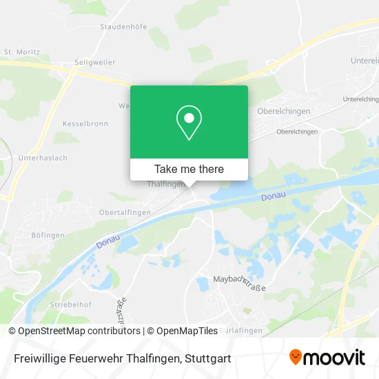 Карта Freiwillige Feuerwehr Thalfingen