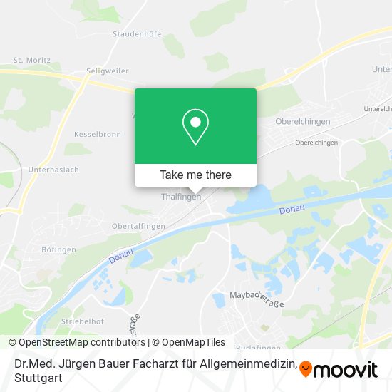 Dr.Med. Jürgen Bauer Facharzt für Allgemeinmedizin map