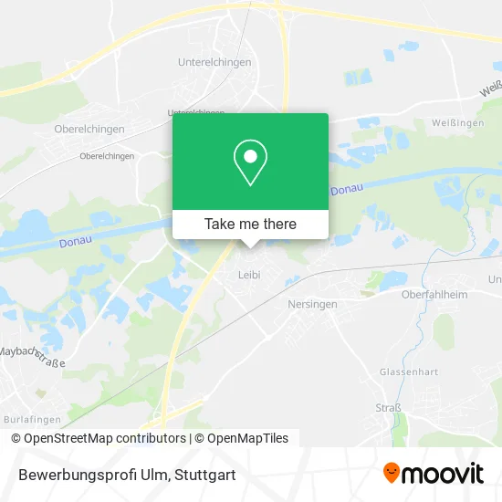 Карта Bewerbungsprofi Ulm