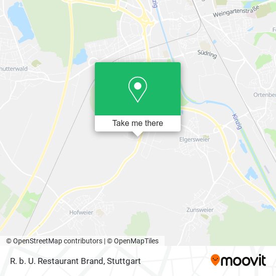 R. b. U. Restaurant Brand map