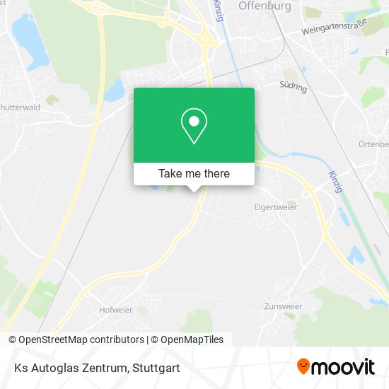 Ks Autoglas Zentrum map