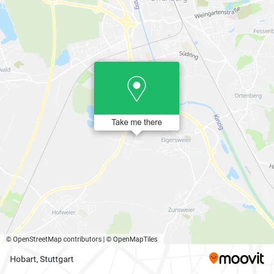 Карта Hobart
