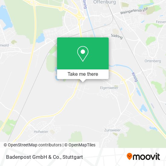 Badenpost GmbH & Co. map