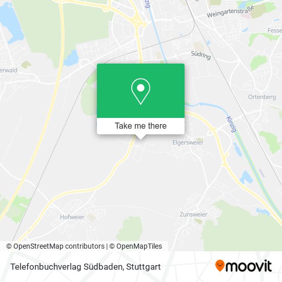 Telefonbuchverlag Südbaden map